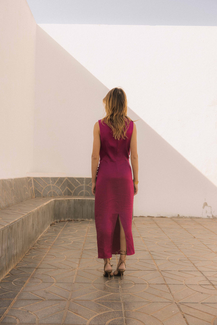 Vestido Cyntia Cereza
