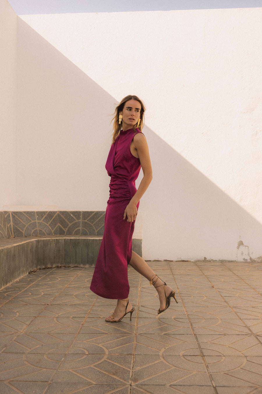Vestido Cyntia Cereza