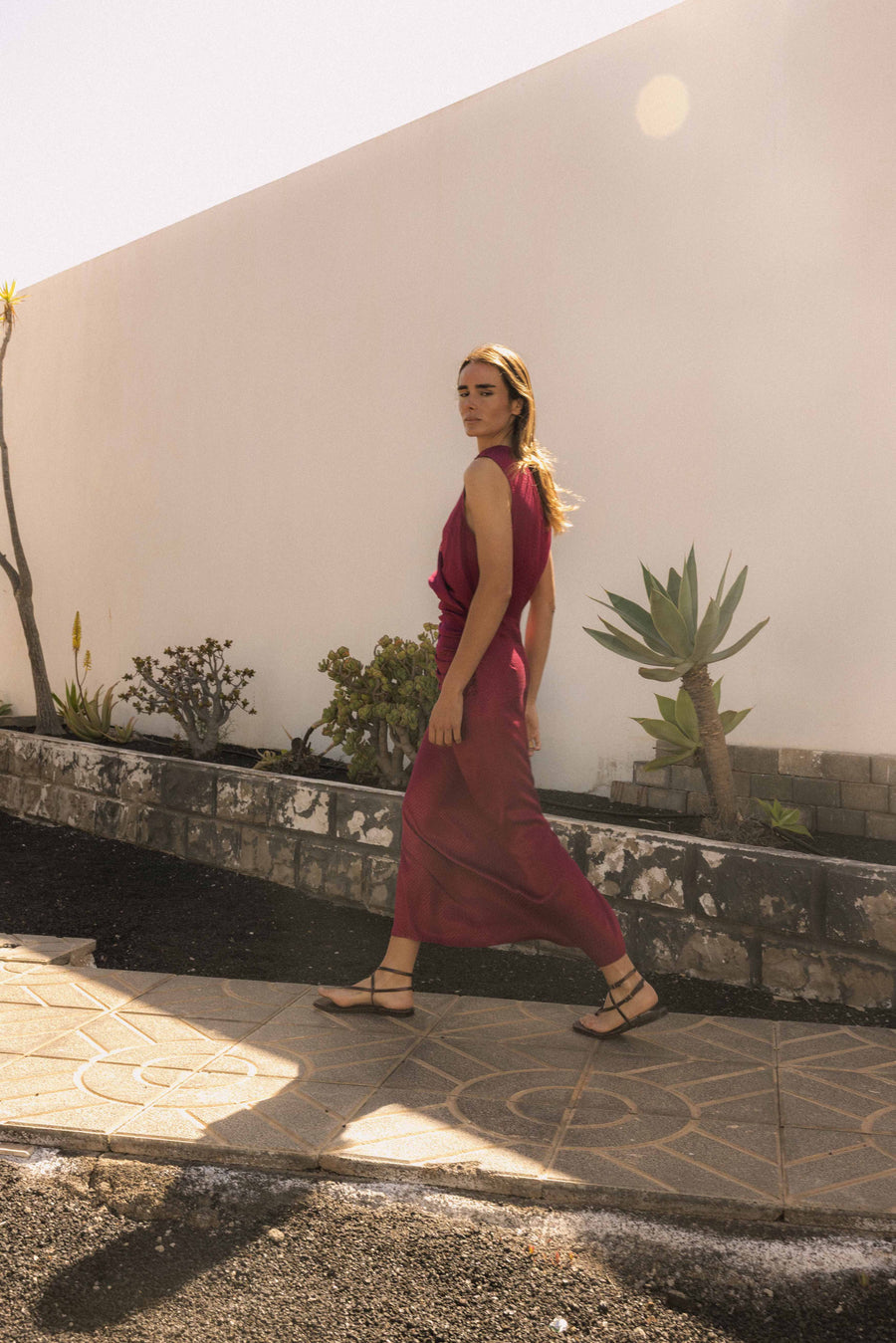 Vestido Cyntia Cereza