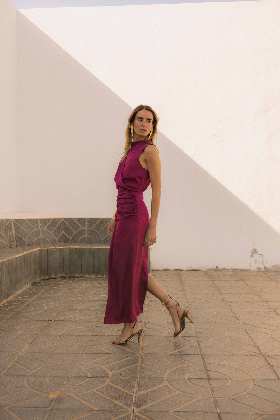 Vestido Cyntia Cereza