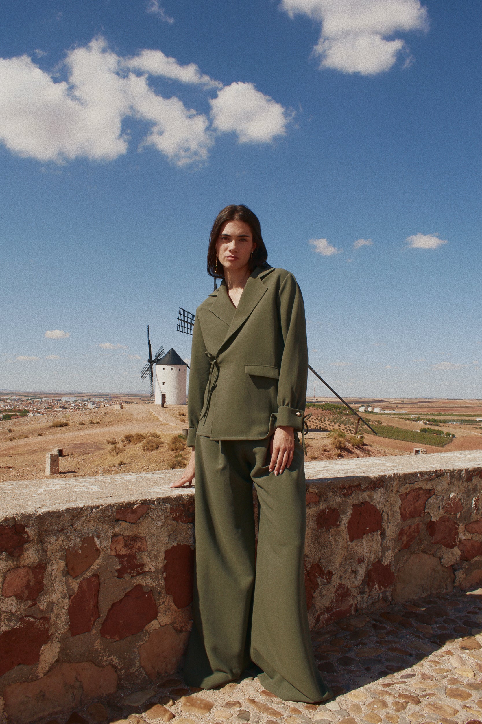 Chaqueta Aziza Punto Verde