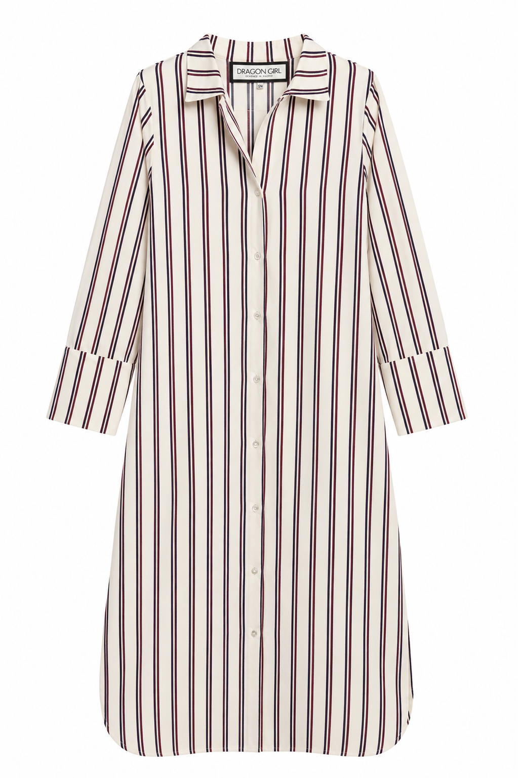 Vestido Camisero Safi Azul Marino