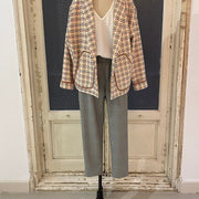 Chaqueta bomber en tweed